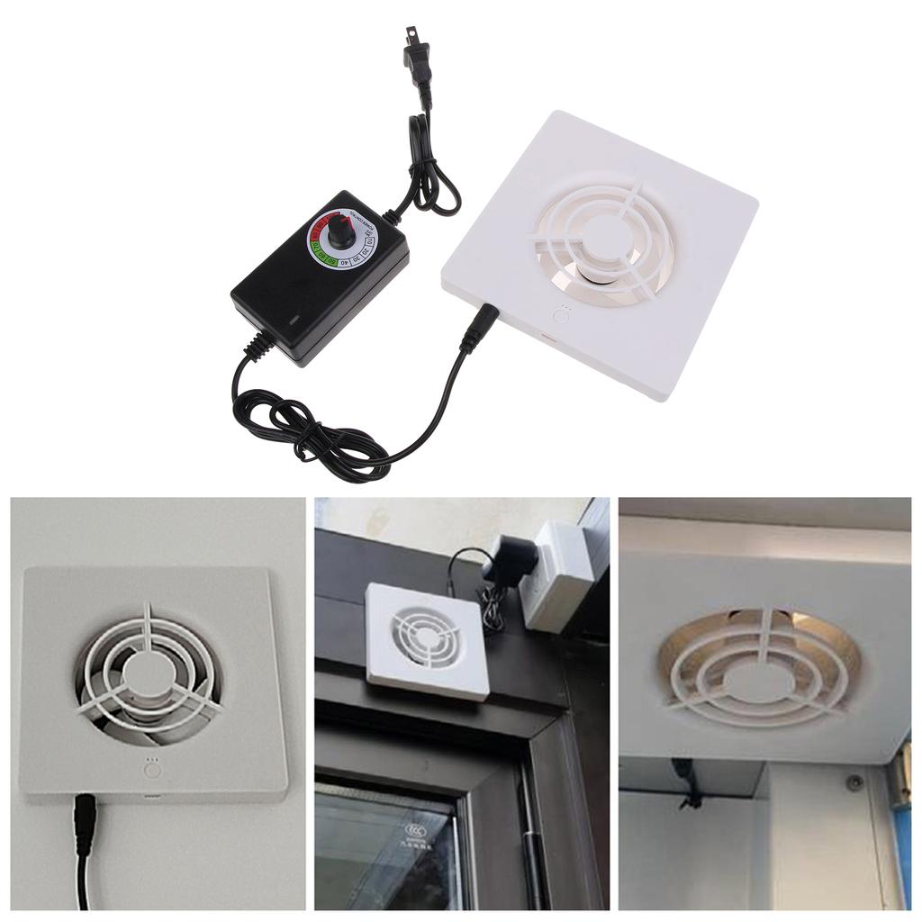 75-mm-Inline-Ansaugventilator, geräuscharmer Kanal-Hydroponik-Luftgebläse, geschwindigkeitsregulierender Ansaugventilator für die Belüftung des Badezimmers zu Hause