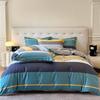 3 Piece Egyptian Cotton Bedding Set with 1 Duvet Cover and 2 Pillowcases Printed Soft Breathable Skin Friendly Comfortable