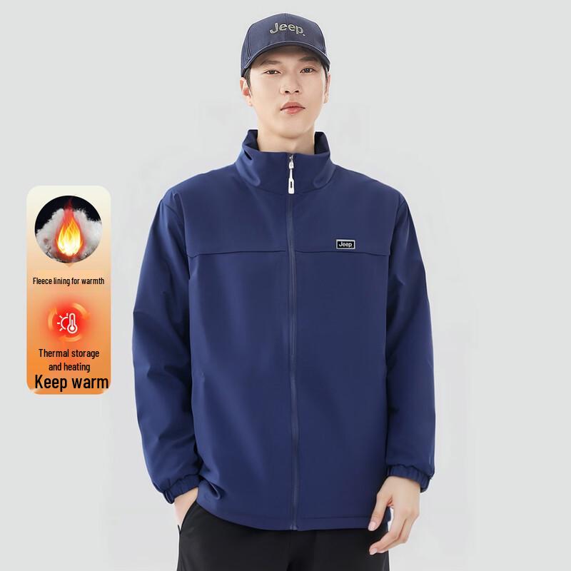 JEEP Men s 2025 Autumn/Winter Stand Collar Padded Jacket XL