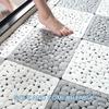 30x30cm Non-slip Bath Mat Bathroom Patchwork Non-slip Mat Bathroom Toilet Waterproof Waterproof Mat Anti-fall Foot Mat