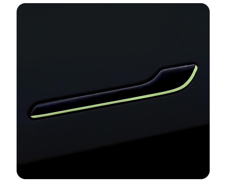 Luminous Anti-Scratch Door Handle Stickers for Tesla Model Y/3