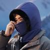 Cold Resistant 3-in-1 Winter Cycling Hat Windproof Lei Feng Hat Warm Scarf Face Mask  Men