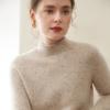 Women's Soft Cashmere High-Neck Sweater: Loose Fit, Fashionable, Thickened Knitwear.