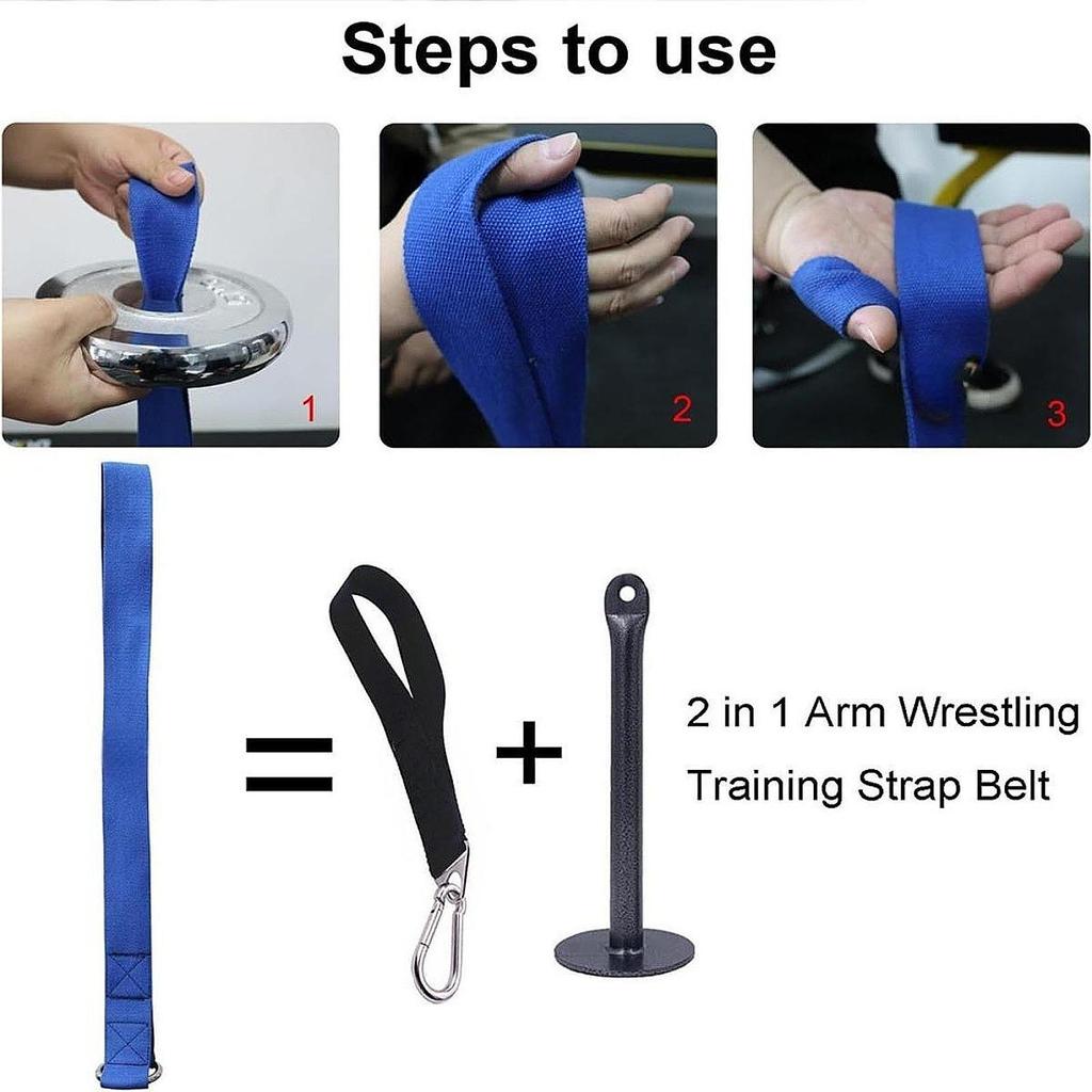Wrist Forearm Exerciser Arm Wrestling Training Strap Belt Professional Finger