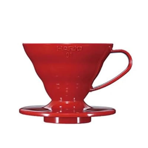 HARIO V60 Transparent Dripper 01 Clear, 1-2 Cups, Hand Drip Coffee, Made In Japan, VDR-01-T