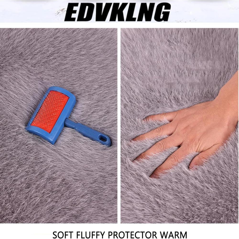 3PCS Winter Car Seat Cover Faux Fur Front Rear Seat Covers Car Seat Cushion Set  Auto Accessories