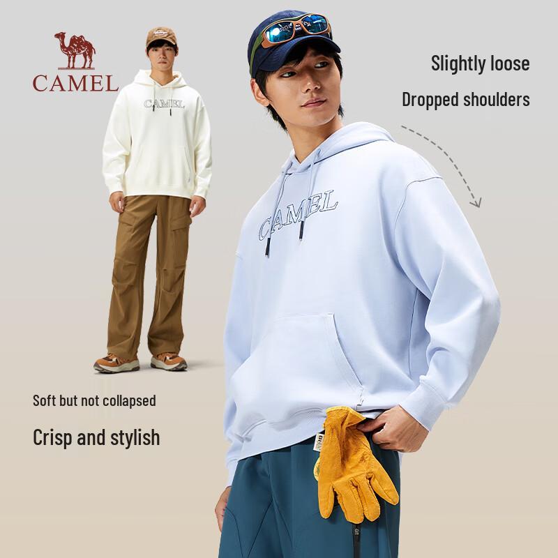 

CAMEL Unisex Loose-Fit Heavyweight Zip-Up Hoodie 2XL