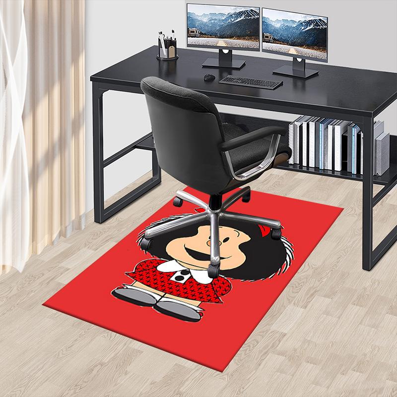 1pc Mafaldas Adventure Carpet for Playroom Bedroom Living Room Sofa Home Decor,kids Game Area Rug Non-slip Floor Mat Y73038