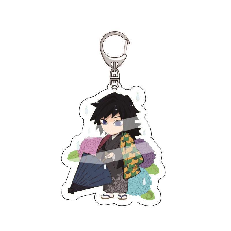 Acrylic Keychain Demon Slayer Anime Tanjiro Nezuko Zenitsu Inosuke Pendant Charm 2 great for daily use perfect for gifting