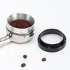 1 Pcs Silver Black Coffee Dosing Ring Magnetic Espresso Intelligent Funnel 51Mm 53Mm 54Mm 58Mm For Portafilter Barista Tools
