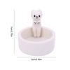 Cartoon Kitten Candle Holder Warming Paws Cute Scented Light Holder Cute Grilled Cat Aromatherapy Candle Holder Desktop Ornamen
