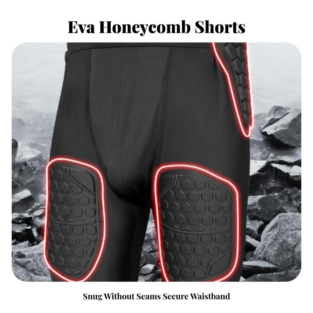 Impact Protection Padded Shorts Flexible for Sport Athletes