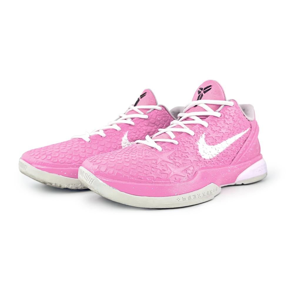 Nike Zoom Kobe 6 Love At First Sight Cushioning Slip Resistant Abrasion Resistant Low Top Basketball Shoes Men's Pink FQ3546-100(Team1076-)