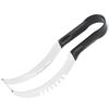 Watermelon Slicer Cutter Stainless Steel Color Non-slip Plastic Wrap Handle Not Hurt Hands Cantaloupe Kitchen Fruit Cutting Tool