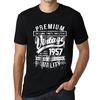 Ultrabasic Homme T-shirt Graphique Vintage Year Cadeau 1957