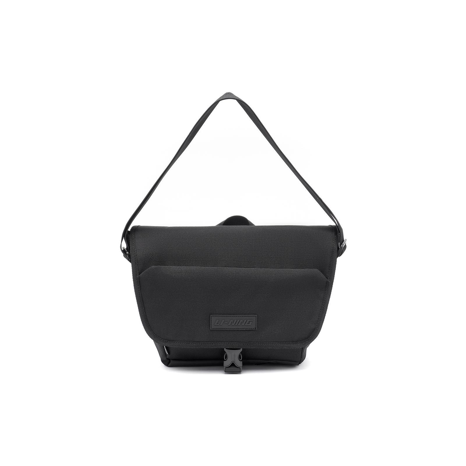 

New LiNing Sports Life Collection Fabric Sports Bag, Handbag, Shoulder Bag, Crossbody Bag Regular Unisex Black ABDT011-1 35.1*8.9*24.1CM