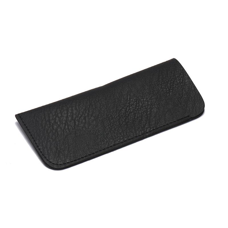 Hot Selling Soft Leather Waterproof Reading Glasses Pouch