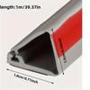 1pc 1m/39.37in Wall Corner Wiring Groove Wiring Shielding Strip Visible Line Top Corner Line