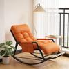Double Rocking Sofa Chair: Comfortable Lazy Chair for Office, Bedroom, Balcony, Living Room - Perfect for Midday Naps and Leisure.