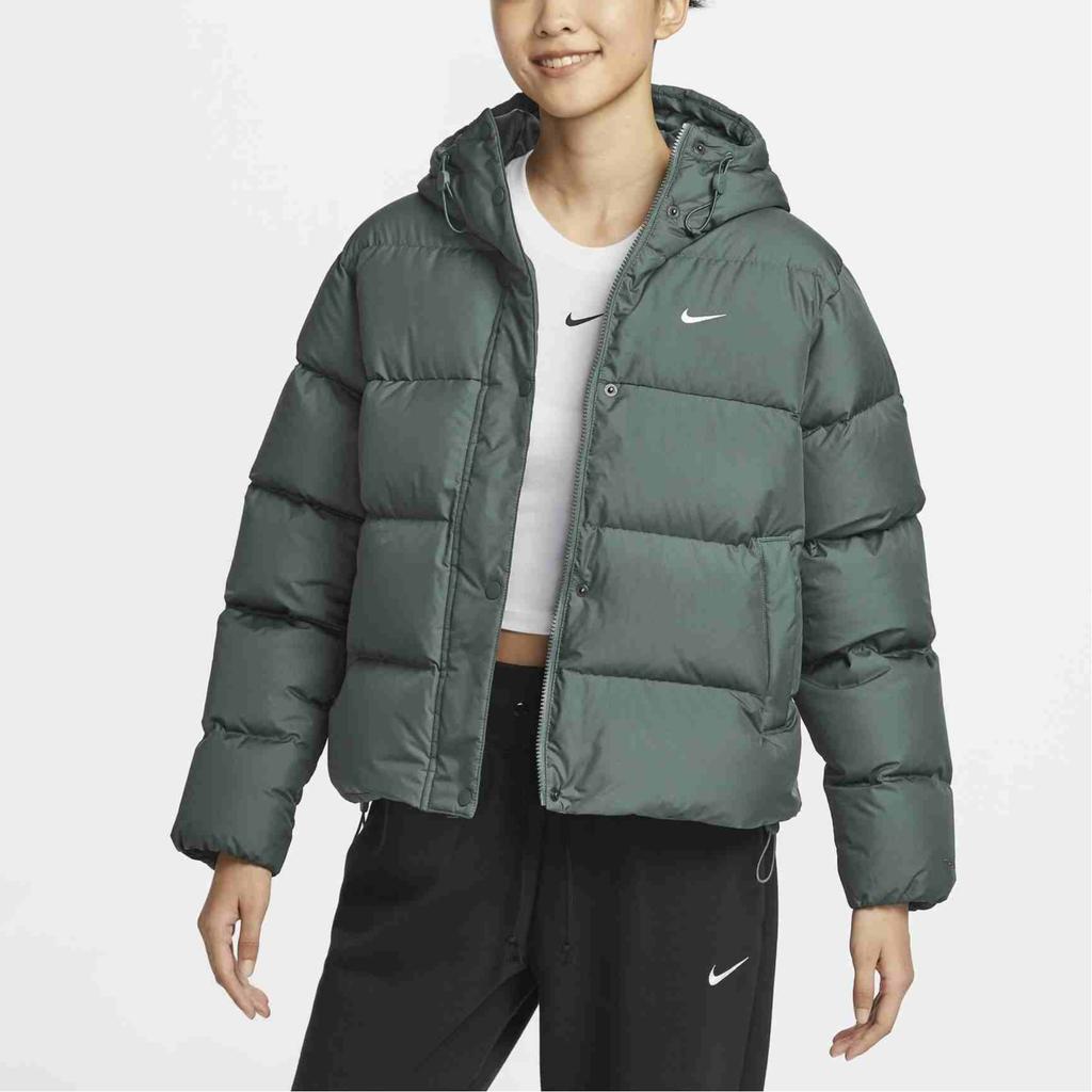 New Nike Therma FITSportswear Metro Down Jacket Women's Vintage Green FZ5929-338