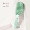 Shell Hollow Fluffy Styling Comb: Anti-Static, Gentle on Hair, Scalp Massaging Rib Comb for Dry & Wet Use.