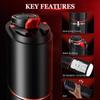Telescopic Male Automatic Masturbator Heated Voice Interaction Masturbation Cup Explosion Sprint Sex Toys for Men Pocket Pussy