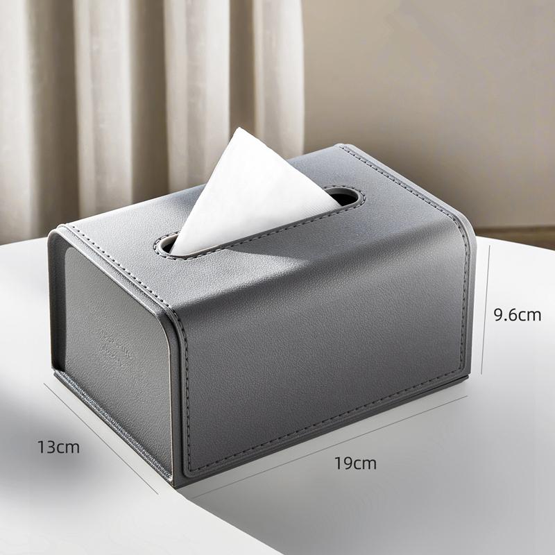 Household Waterproof Paper Box Desktop Napkin Storage Container Wide Mouth Tissue Boxes Practical Storage Supplies