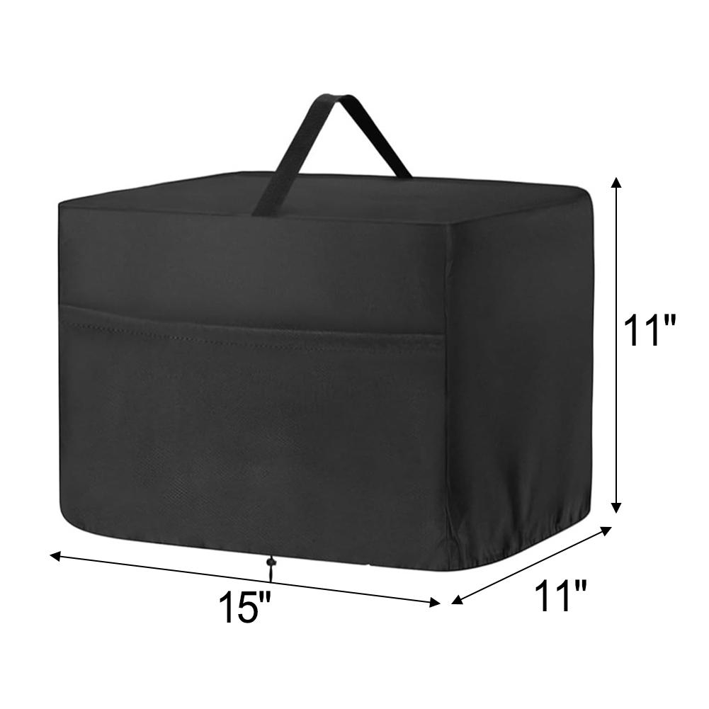 Protective Dustproof Cover for ELITE OSTBA Meat Slicer 15x11x11 Inch Waterproof Oxford Fabric with Storage Pockets