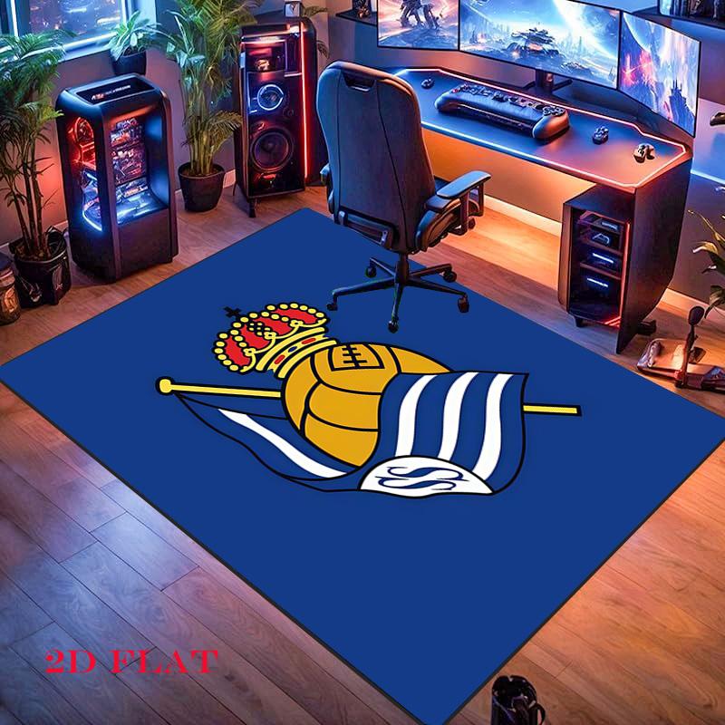 Real Oviedo Carpet Rug for Living Room Bedroom Home Sofa Decoration,Kids play Nonslip Floor Mat