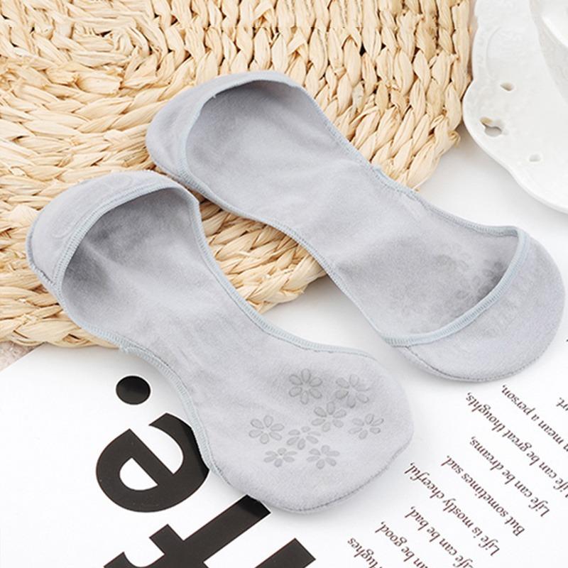 Socks women's Super Invisible No Show Thin Silicone Non-slip Shallow Mouth Solid For High Heels Boat Socks