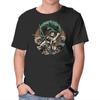 Unisex Crew Neck T-Shirt Three Sword Hunter Graphic Short Sleeve Casual Tee