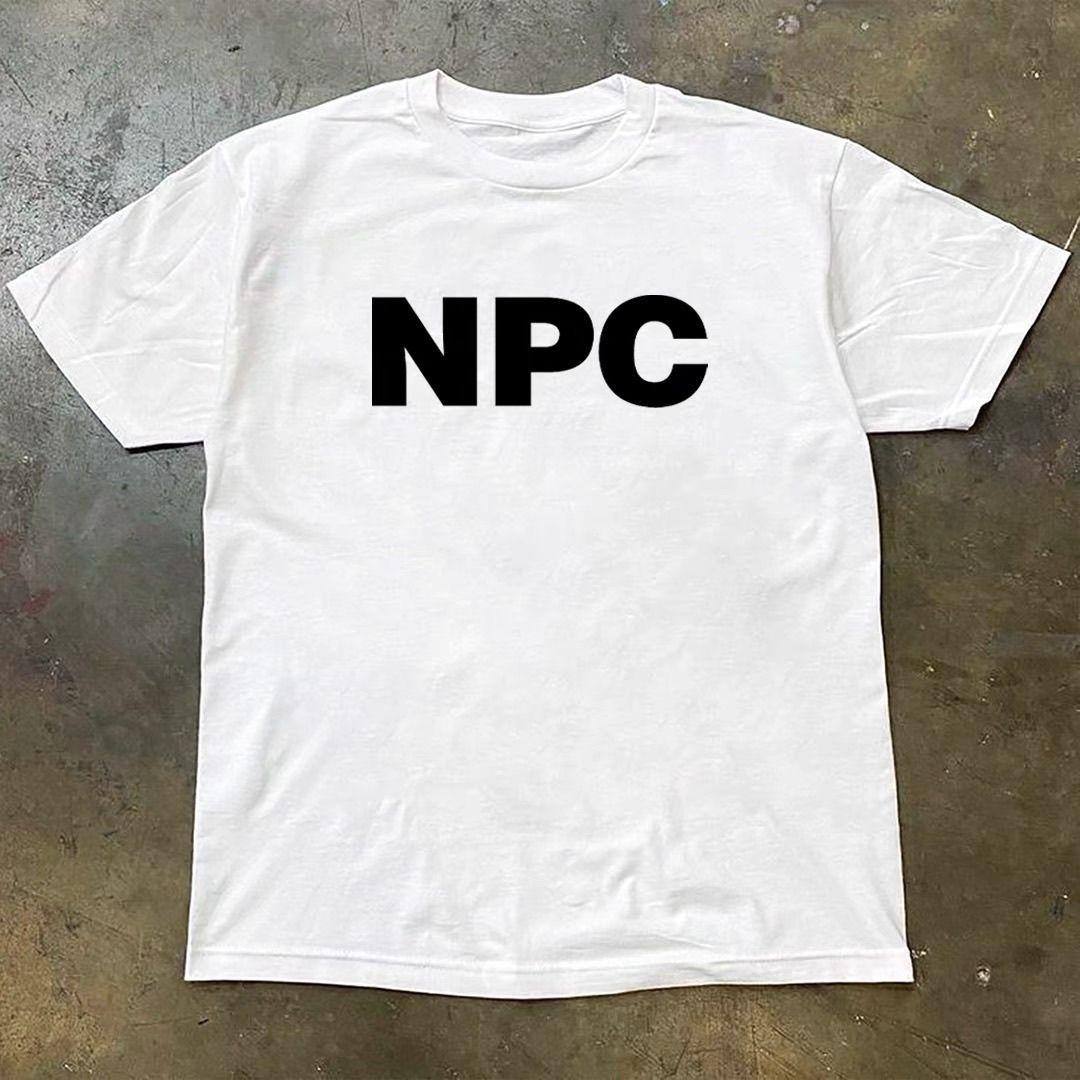 

West Sea Plank Road T-shirt Short-sleeved American Ins Street Creative NPC Letter Fun Printed Loose Pure Cotton Tops T-shirt 4XL