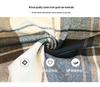 Men's Winter Unisex Plaid Shawl - Korean Style Versatile & Warm Scarf for Students & Couples