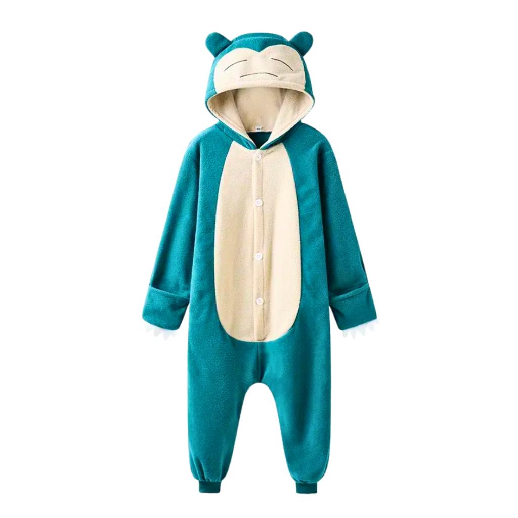 Piżama Onesie Kigurumi Kostium Przebranie Pokemon Snorlax Dzieci 95 - 105Cm