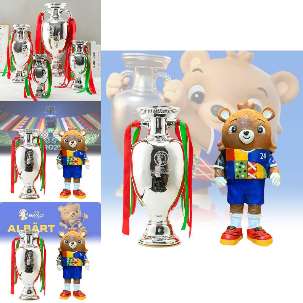 Elegant Resin Euro Cup Trophy Model Perfect For Football Fans And Collectors