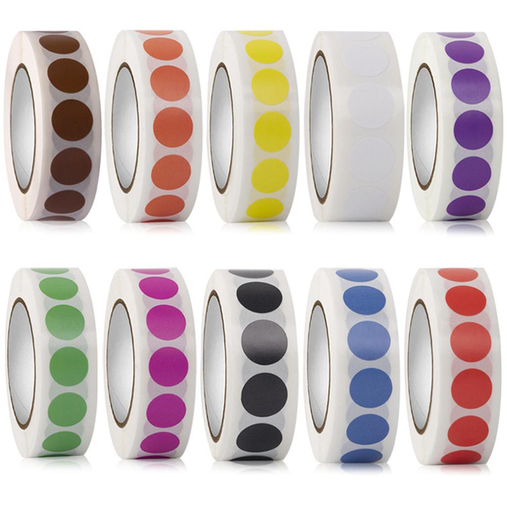1000 buc autocolant colorat cu puncte 13 mm autocolant cu puncte mici rotunde etichete autoadezive pentru etichetarea albumului foto pentru albume de albume