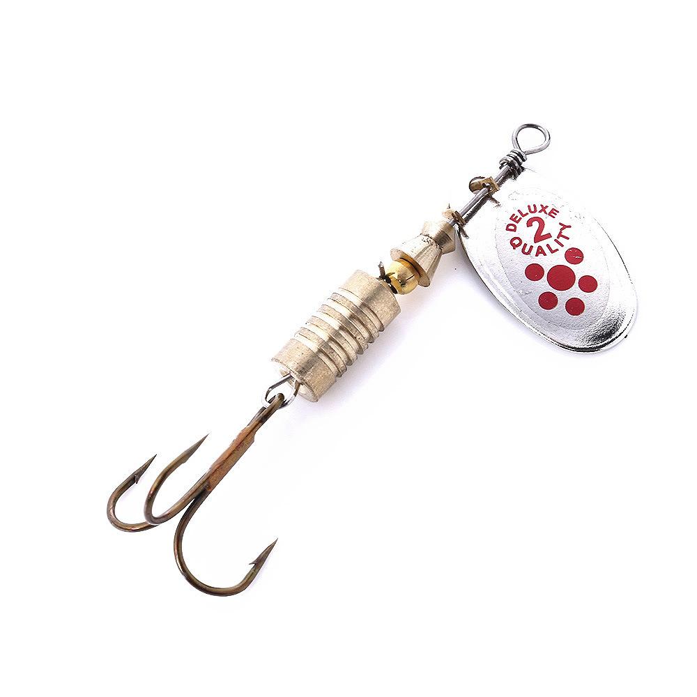 10 Pcs/Set Spinner Spoon Metal Bait, Fishing Lure, Sequins, Crankbait, Rotating, Bass, Trout, Perch, Pike, 6.7cm, 7g