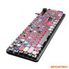 104Pcs/Set PBT Universal Cap Keycaps for Round Key Cherry MX Mechanical Keyboard