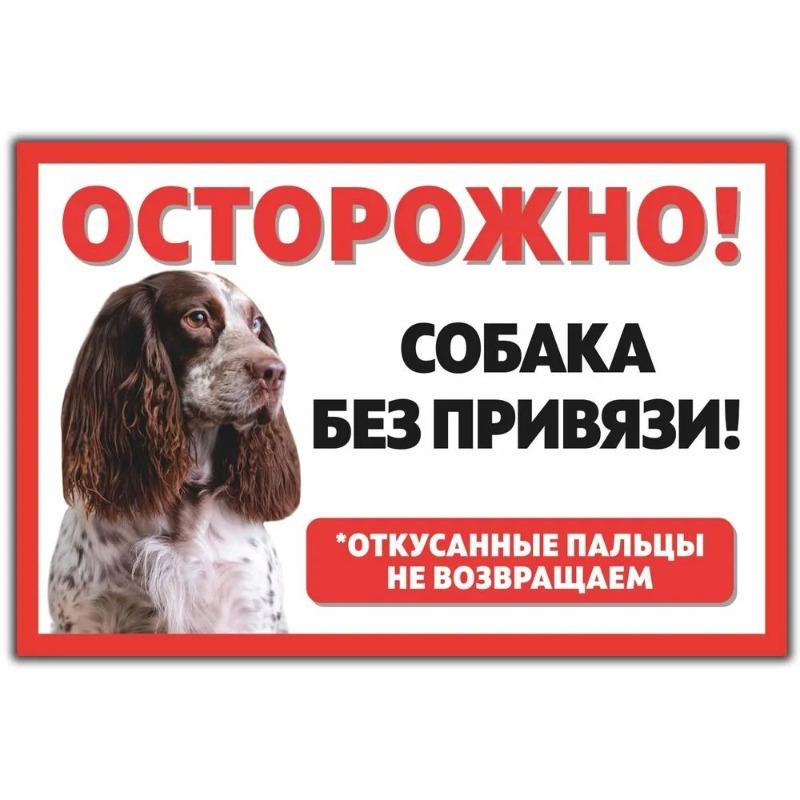 Funny Loose Dog Warning Sign, Humor Fence Plaque