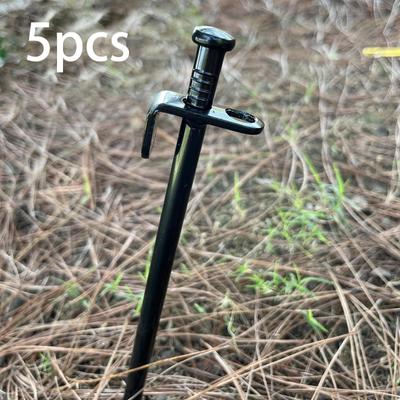 5 stycken Campingpinnar Tält Trädgård Smidda Robusta Trädgårdsarbete Markiser Halkfria Markiser Tunga