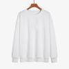 Women's 2023 Autumn/Winter Loose Fit Plus Velvet Round Neck Solid Color Hoodie