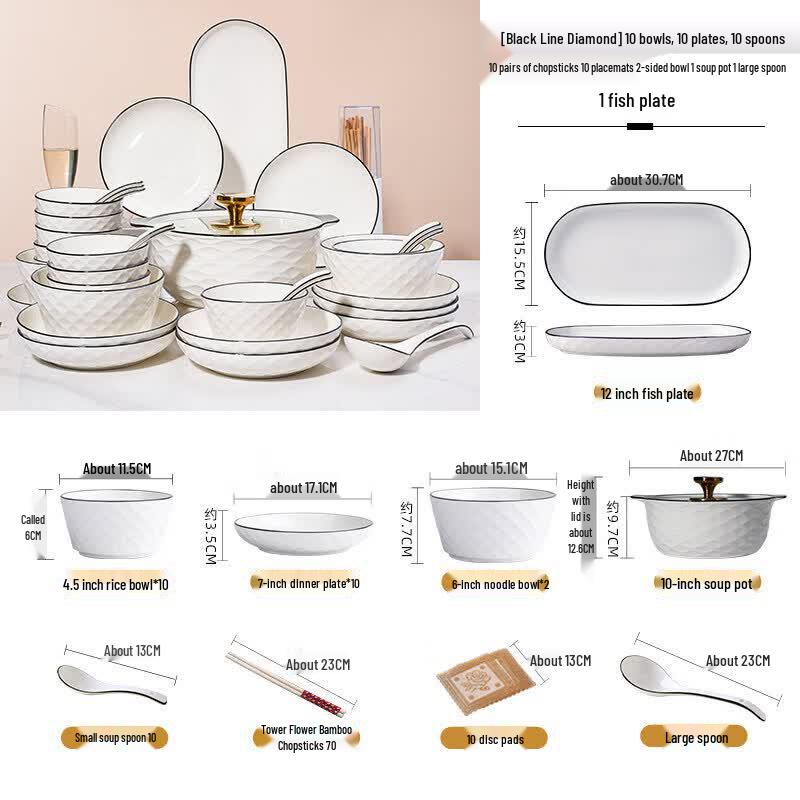 Yuluo Ceramic Dinnerware Set