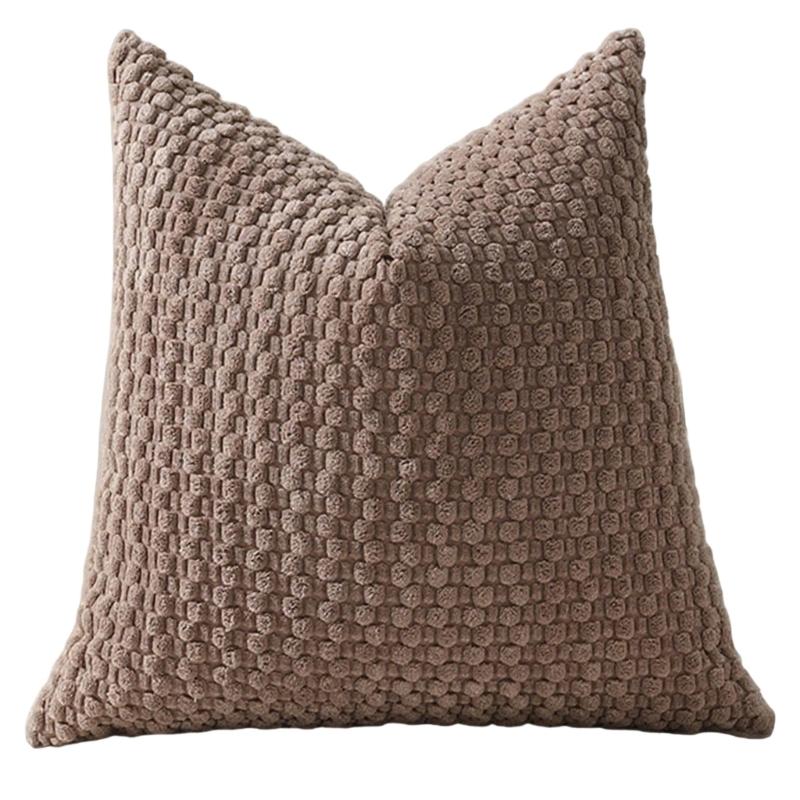 Corduroy Bubble Pillow Cushion For Home Office Sofa Bed Soft Comfortable Support Neck Back Rest