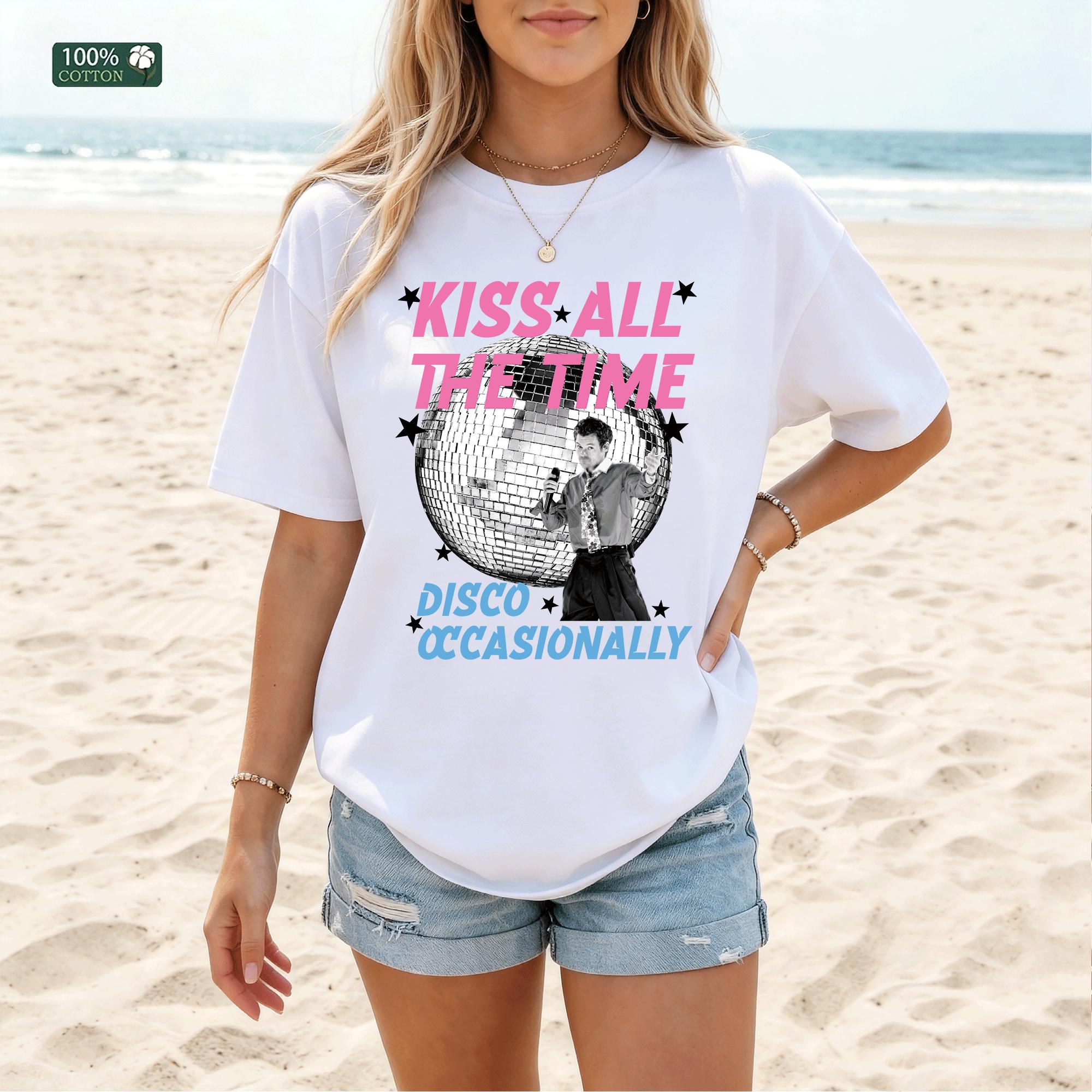 Harry Styles Shirt 2026 Tour Vintage Shirt,Kiss All The Time Concert Tee, HS 2026 World Tour Hoodie, Music Festival Outfit 4XL