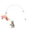 Wire Colored Steel Feather Cat Toy Toy Toy Gift Bell Cat Toy Pet Supplies