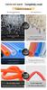 Zhuo Ji 6mm High-Pressure Pneumatic PU Air Hose for Air Pumps, Transparent, Available in 4/6/8/10mm Sizes