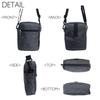 Mini Vertical Shoulder Bag with Multiple A5 and Gusseted Stylish Black Checkered Features a wallet gadget and slim Ideal for and everyday Men's