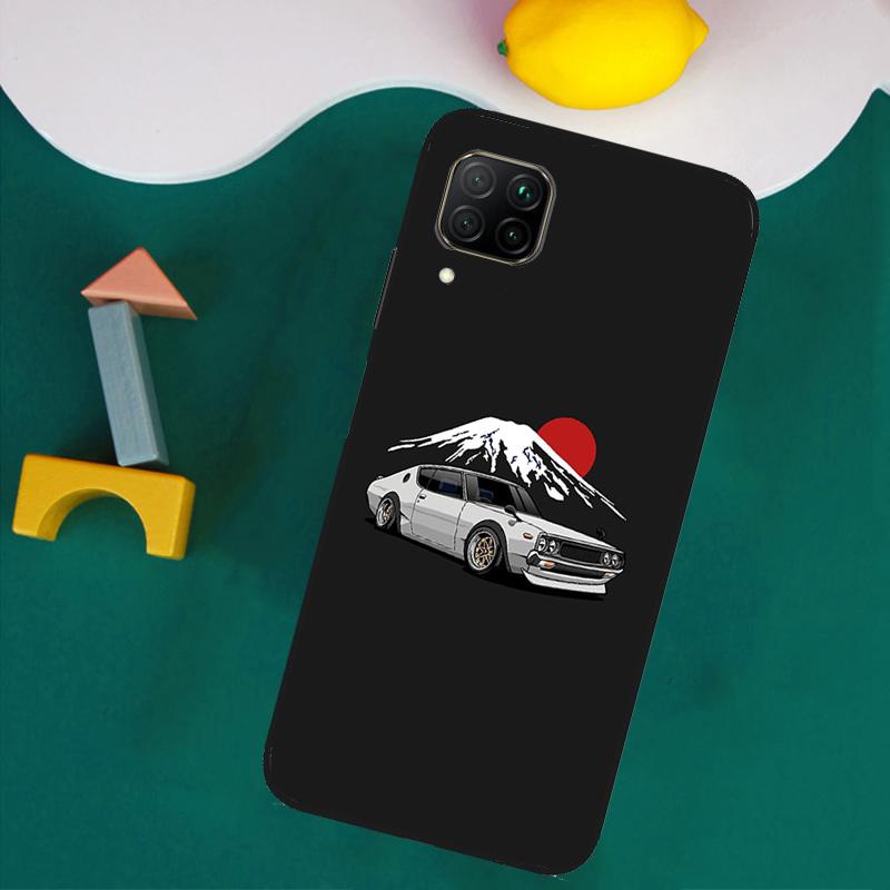 Japan JDM Car Case For Huawei P30 Pro P20 P40 Lite Nova 8i 3i 7i 11i 9 10 SE 5T Y60 Y61 Y70 Y90 Y91 Cover