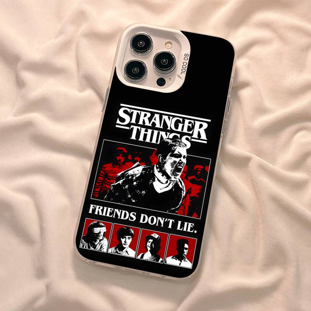 Hot S-Stranger T-Things Phone Case For IPhone 17 16 15 14 13 12 11 Pro Max Plus Pro Colorful Shell