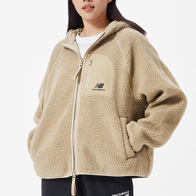 New Balance Jacket Women's Brown (Unisex) Velvet Jackets AWJ13350 THI